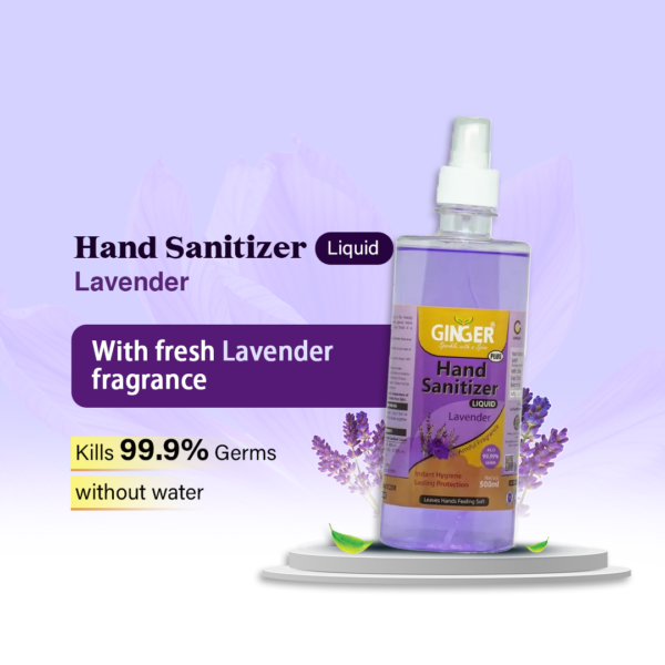 Hand Sanitizer 500ml Lavender Flavor - Image 3