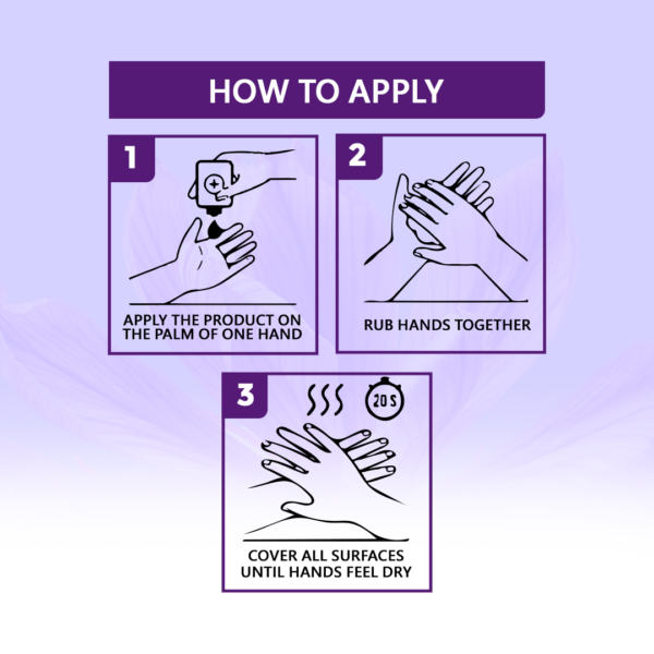 Hand Sanitizer 500ml Lavender Flavor - Image 4