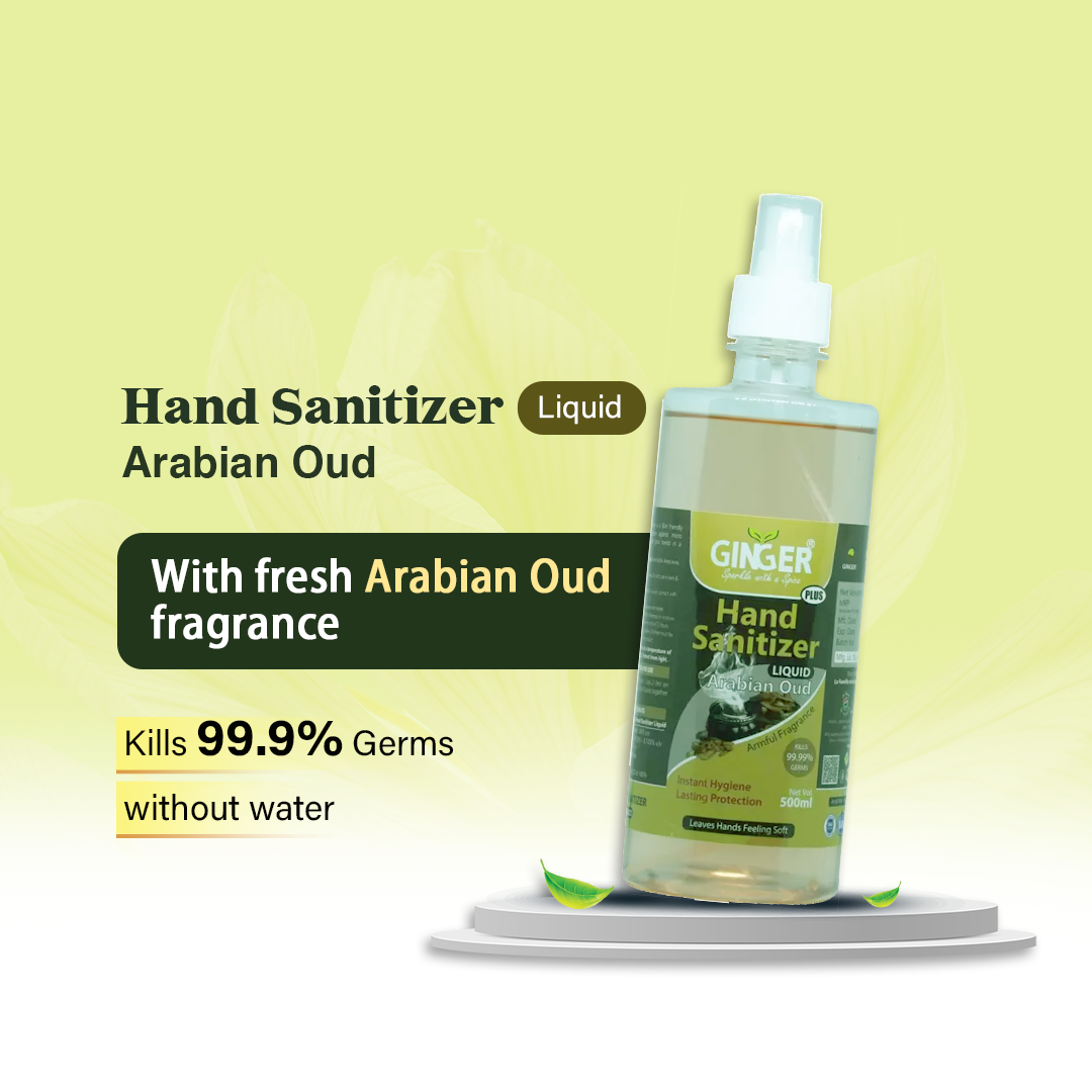 Hand Sanitizer 500ml Arabian Oud Flavor - Image 3