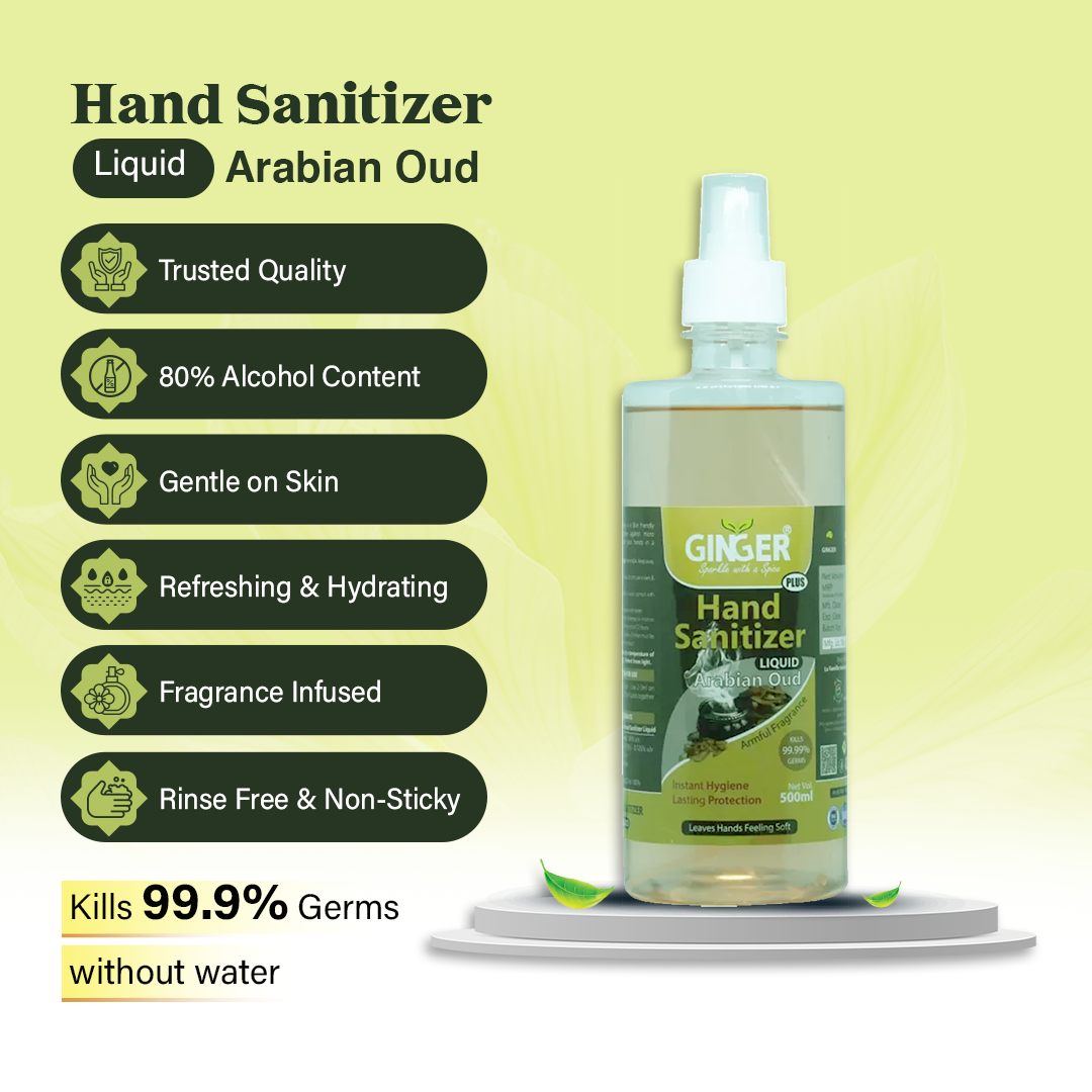 Hand Sanitizer 500ml Arabian Oud Flavor - Image 2
