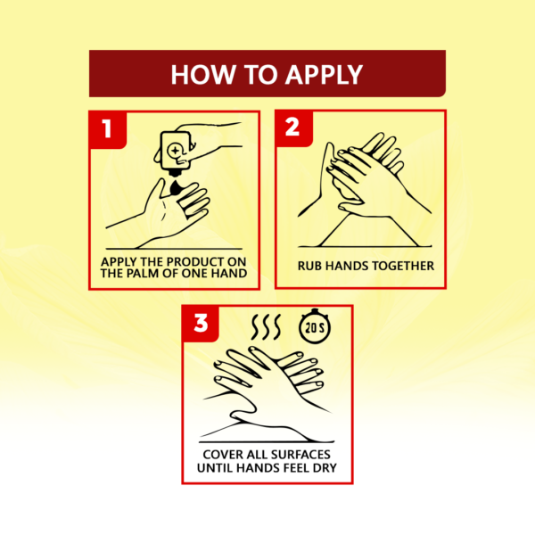 Hand Sanitizer 500ml Sandal & Saffron Flavor - Image 4