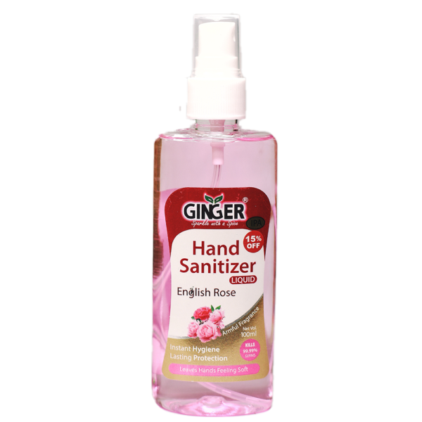 Hand Sanitizer 100ml English Rose Flavor